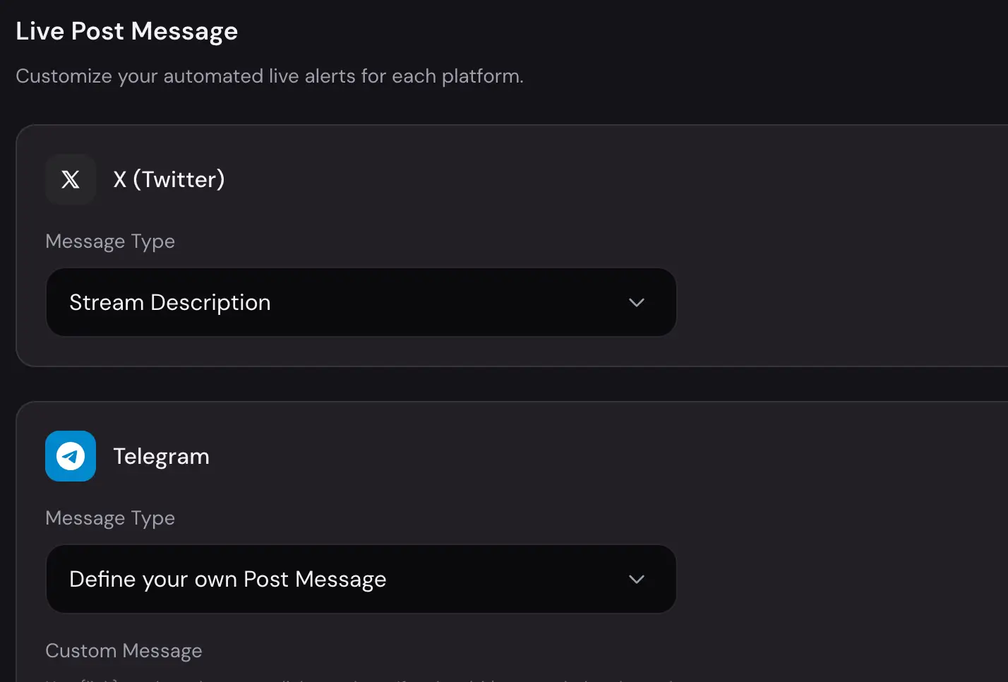 Customize your alerts.